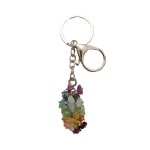 Seven Chakra Natural Gemstone Key Ring & Pendant Seven Chakra Natural Gemstone Key Ring & Pendant